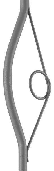 Csillár rúdon RETRO 1xE27/60W/230V ezüst