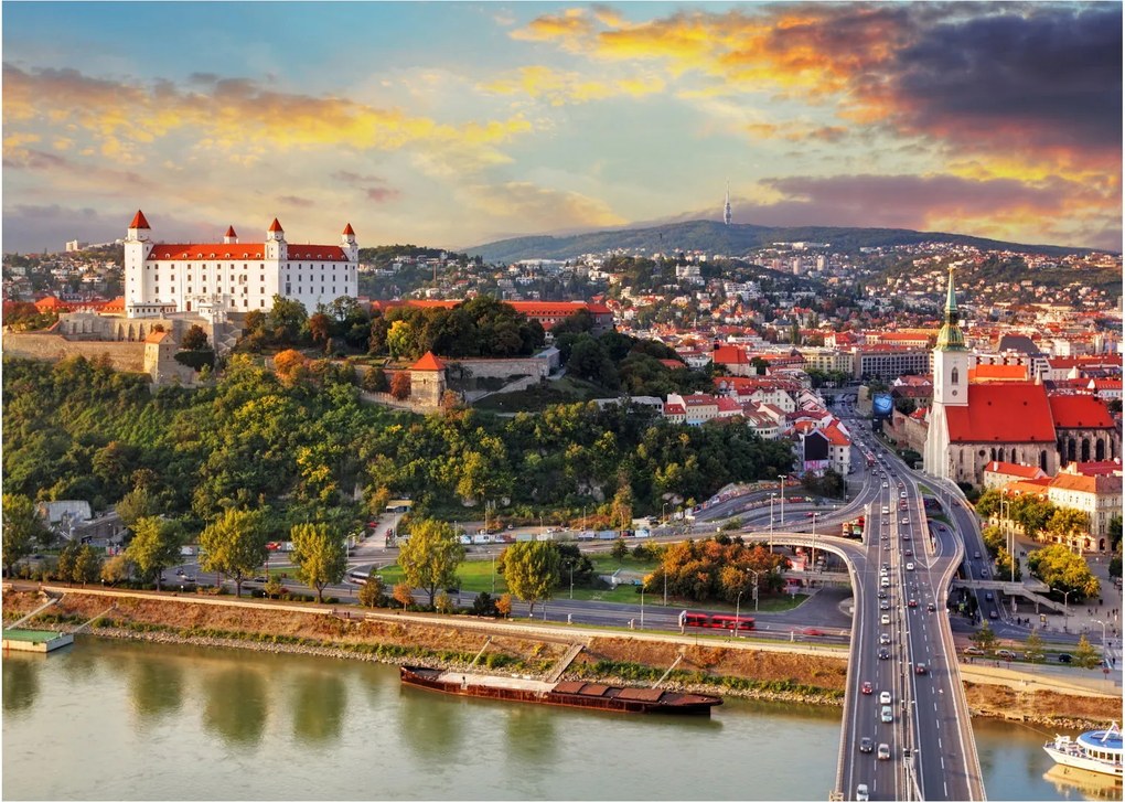 Kép - panoráma, Pozsony, Szlovákia (70x50 cm)