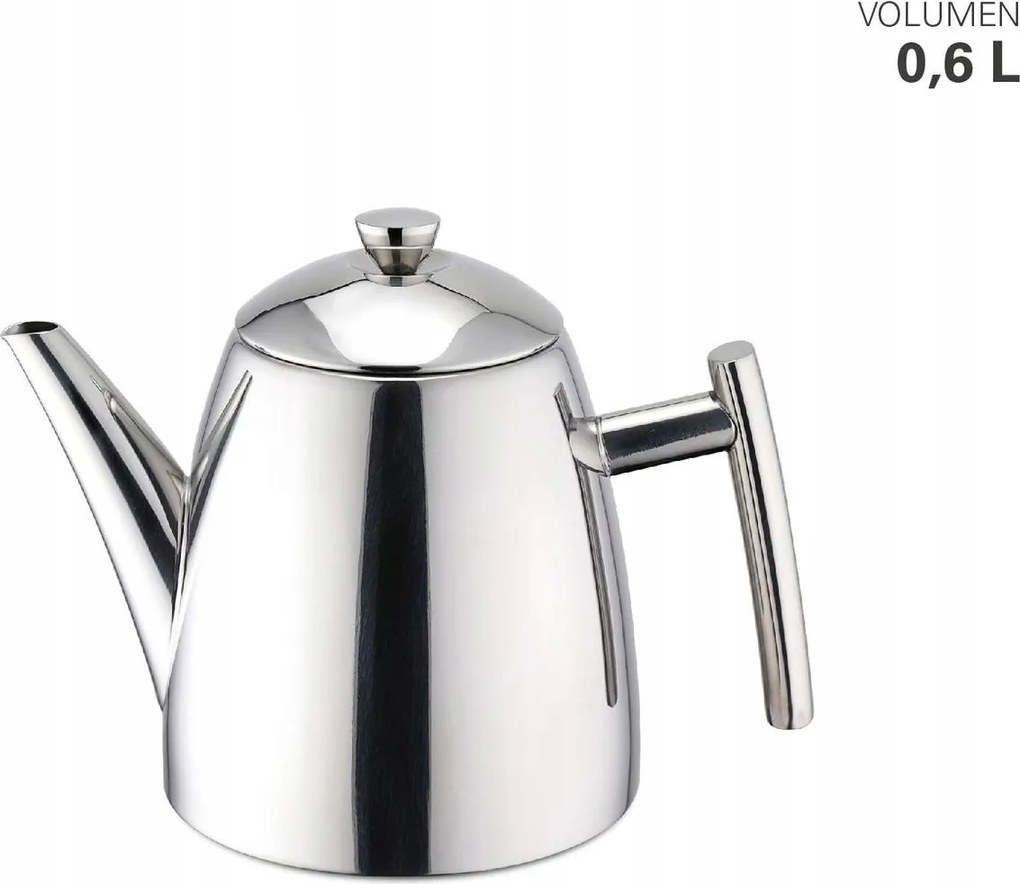 Teáskanna szűrővel, 600 ml