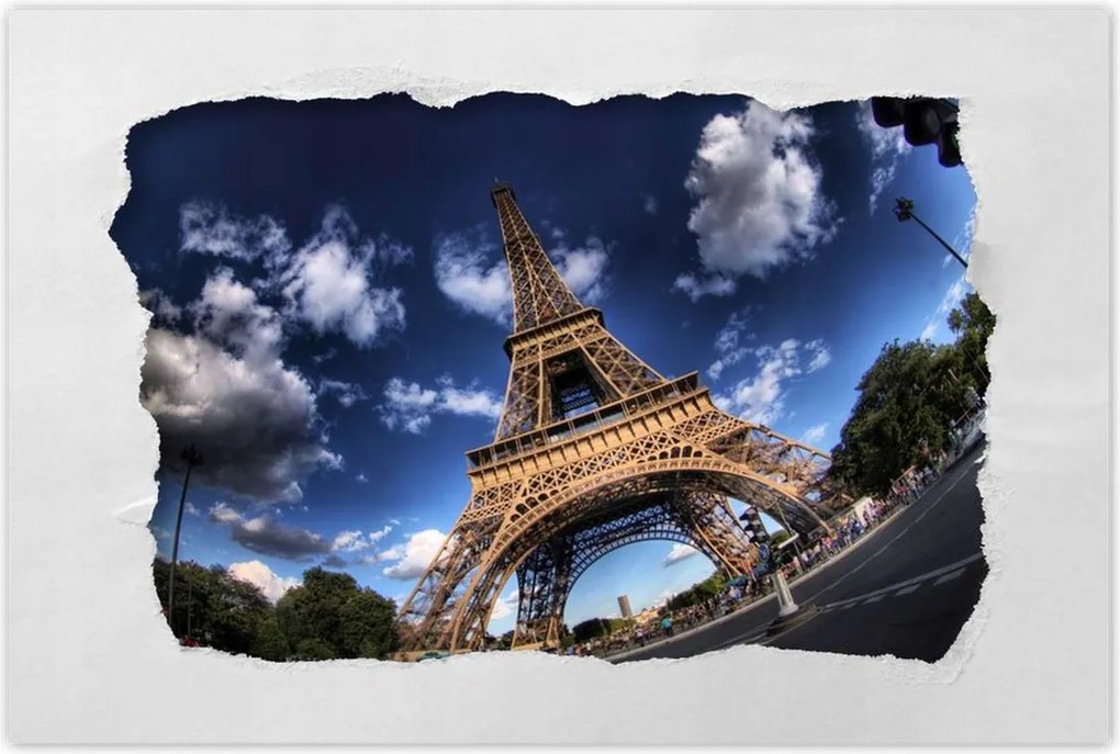 Poszterek 120x80 Eiffel-torony Párizsban