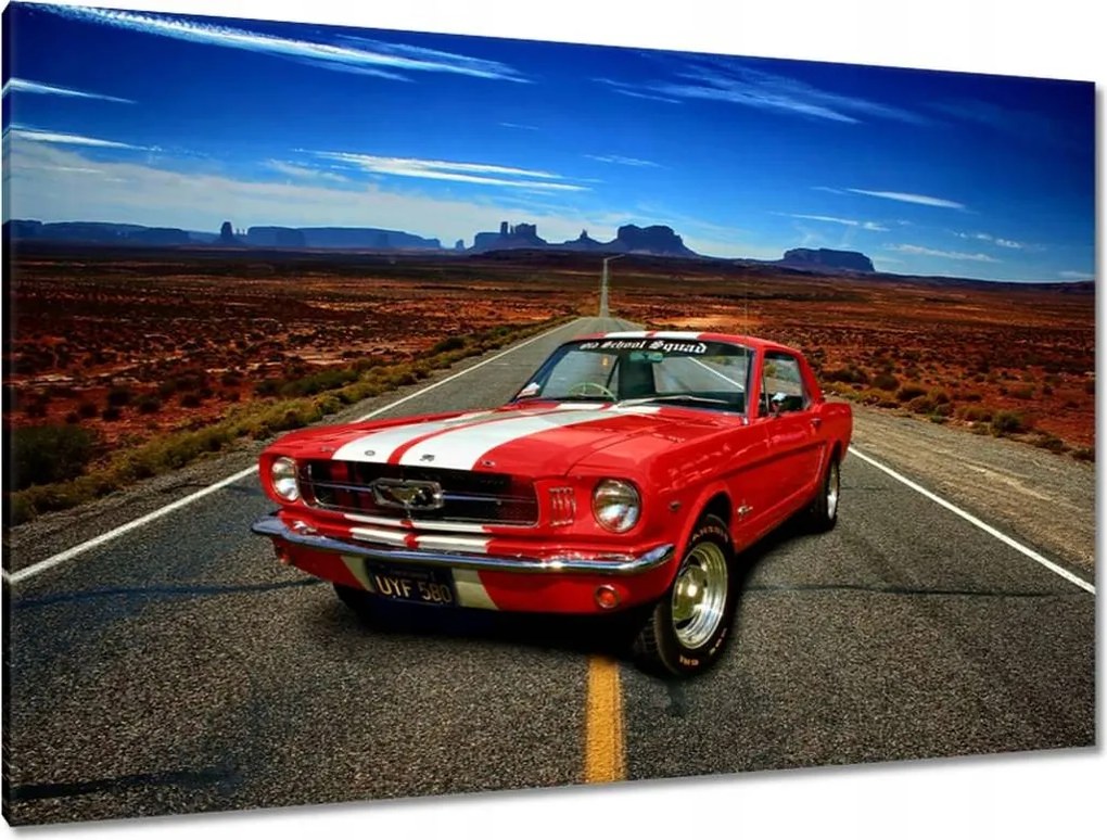 Képek 120x80 Piros Ford Mustang Usa