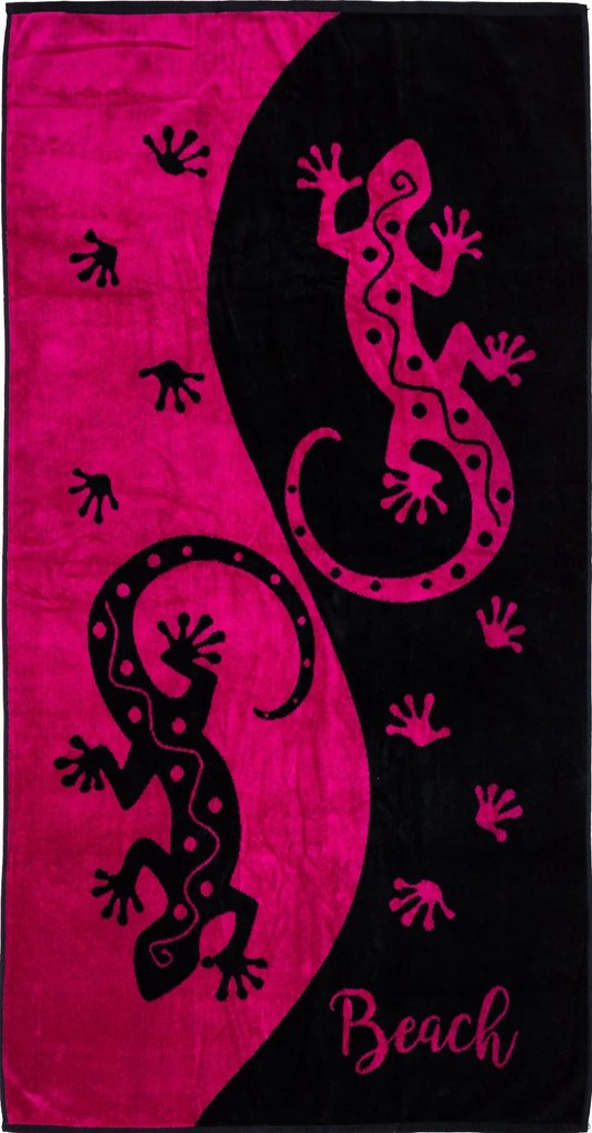 SALINA Strandtörölköző pink 165x90cm