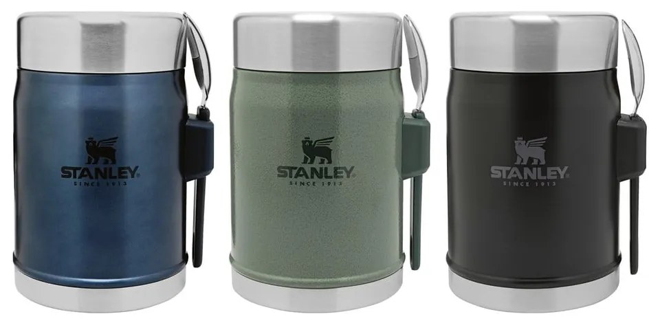 Zöld rozsdamentes acél ételtartó termosz 400 ml Legendary Classic Hammer Tone Green – Stanley