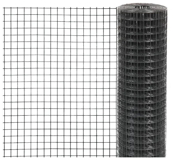 FLORAWORLD MŰANYAG BEVONATOS HÁLÓ ANTRACIT 12,7X12,7X1000 MM 5 M PONTHEGESZTETT
