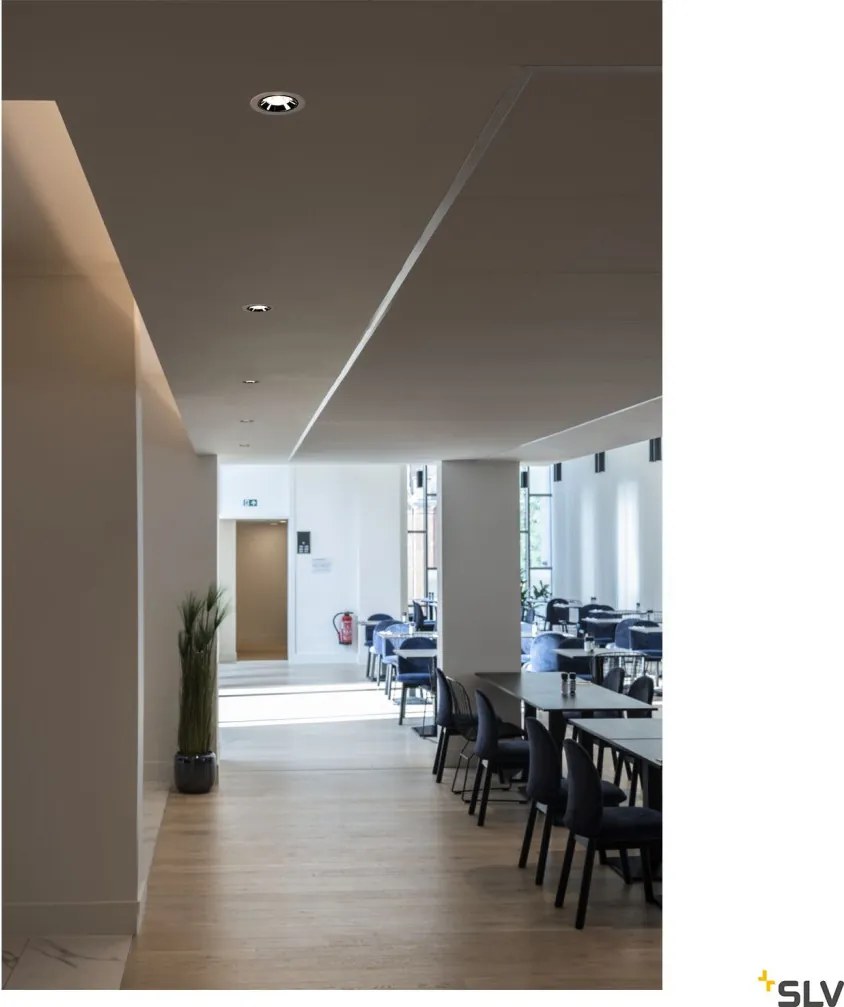 SLV NUMINOS® MOVE DL L 1003669 Beépíthető spotlámpa 1x25.41W/LED 3000K 2200LM IP20