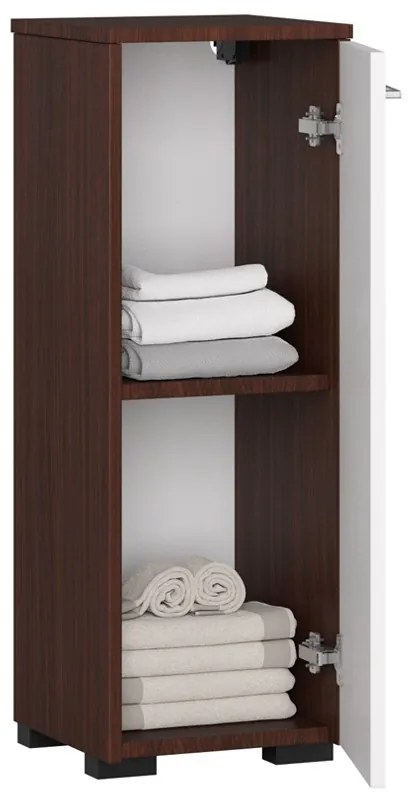 Fürdőszoba szekrény Farid Típus 1 (wenge + fehér). 1069781