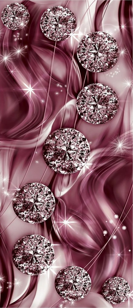 Tapéta Gyémánt csillogás lila absztrakt 91x211 +ragasztó