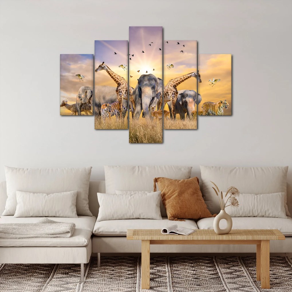 Kép - Afrikai állatok (150x105 cm)