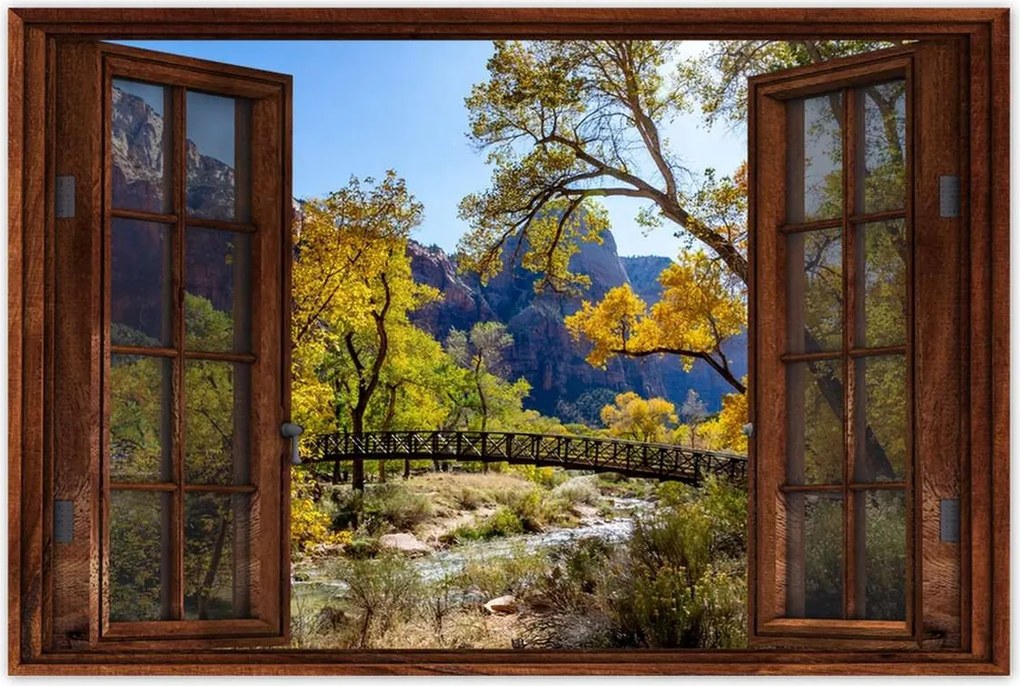 Poszterek 90x60 Híd Építészet Tájkép