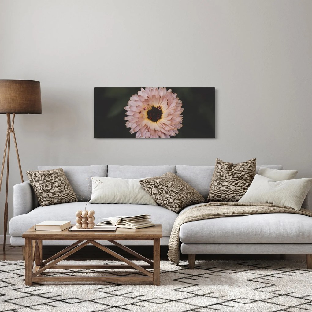 Narancsságra virág képe (120x50 cm)
