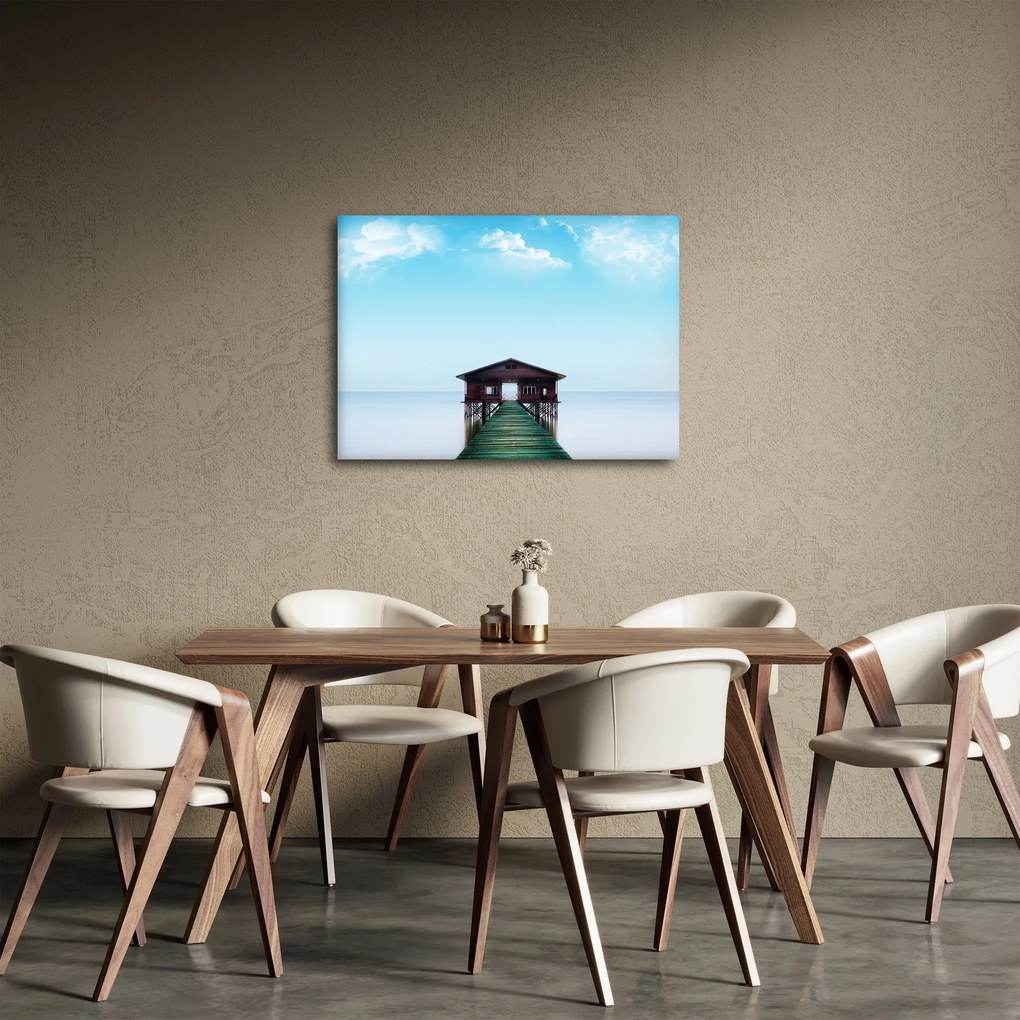 Kép a házról a tengeren (70x50 cm)