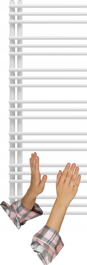 Fürdőszobai Radiátor Fehér Létra 140x50 cm Radiátor Modern Milo