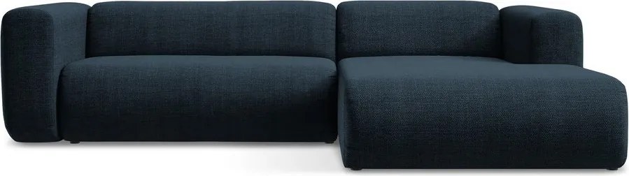 Kék sarokkanapé (jobb oldali-heverő résszel) Ekahi – Makamii