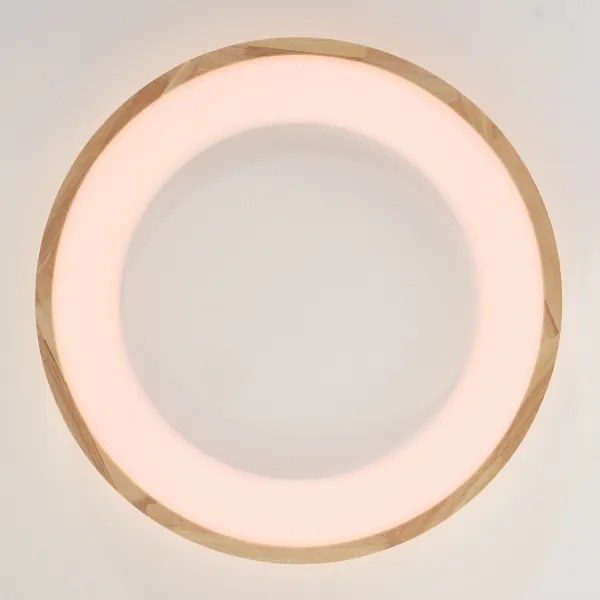 Brilagi-LED FALCON WOOD mennyezeti lámpatest LED/40W/230V 3000/4000/6000K 60 cm fa kivitel