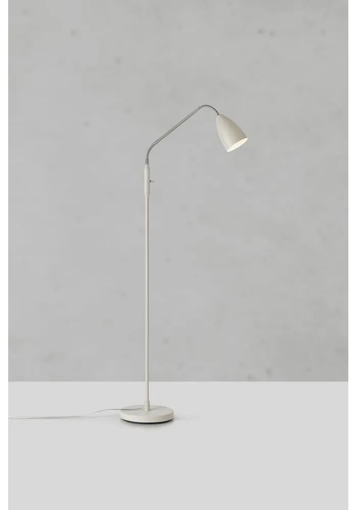 Bézs LED dimmelhető állólámpa fém búrával (magasság 140 cm) Patro – Markslöjd