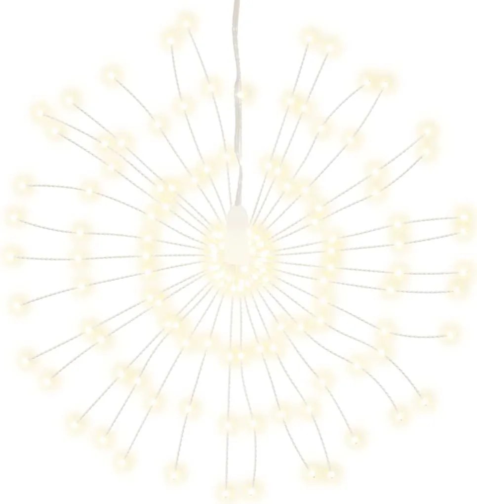 vidaXL karácsonyi meleg fehér csillagfény 140 db LED 17 cm