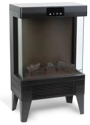 LED elektromos kandalló fűtőfunkcióval LED/2000W/230V + távirányító