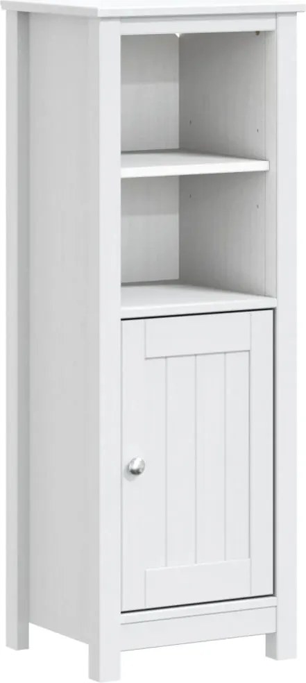 vidaXL BERG fehér tömör fenyőfa fürdőszobaszekrény 40 x 34 x 110 cm