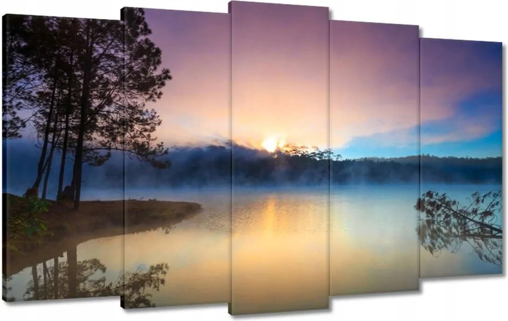 Vászonkép 100x60 Naplemente Égbolt