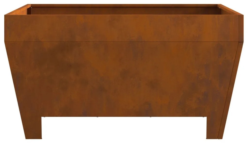 Tűzrakó Barna 80 x 80 x 43 cm időjárásálló acél