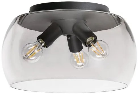 RÁBALUX 3189 URSULA Modern Mennyezeti Lámpa Fekete E27 IP20