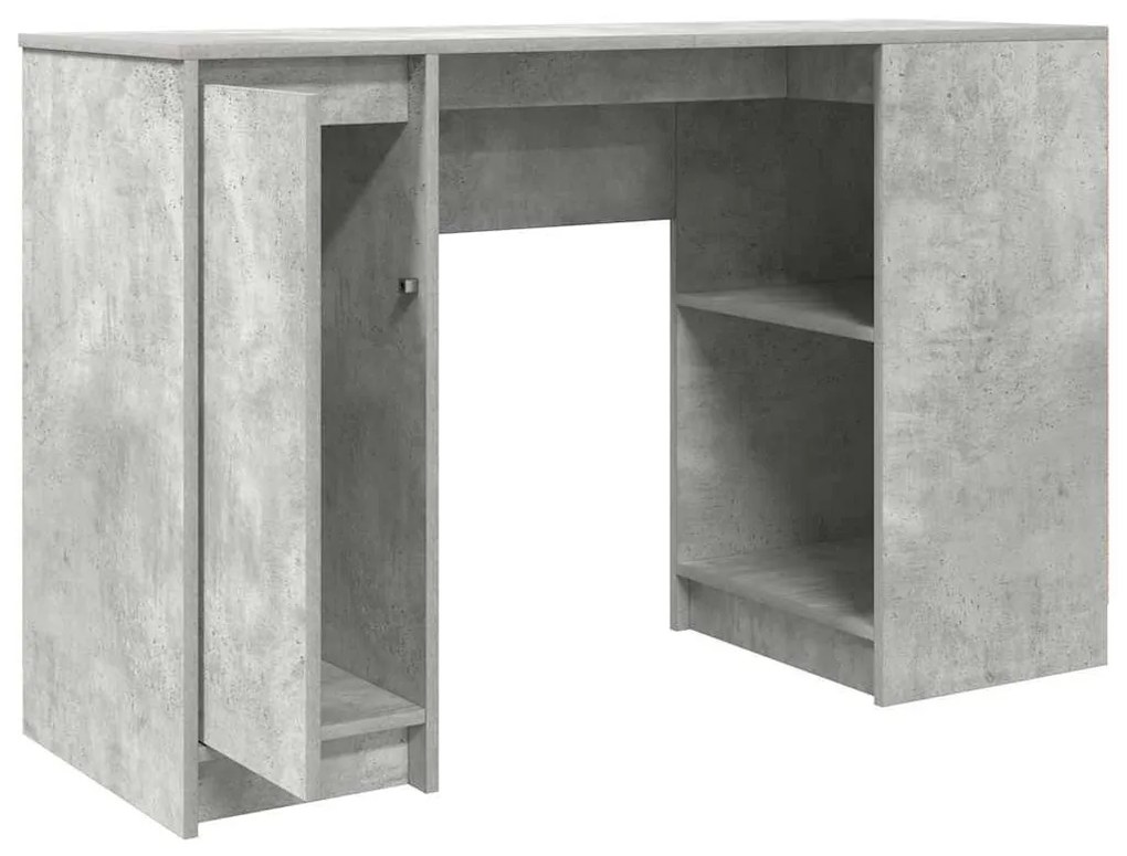 betonszürke forgácslap íróasztal 120x42x76 cm