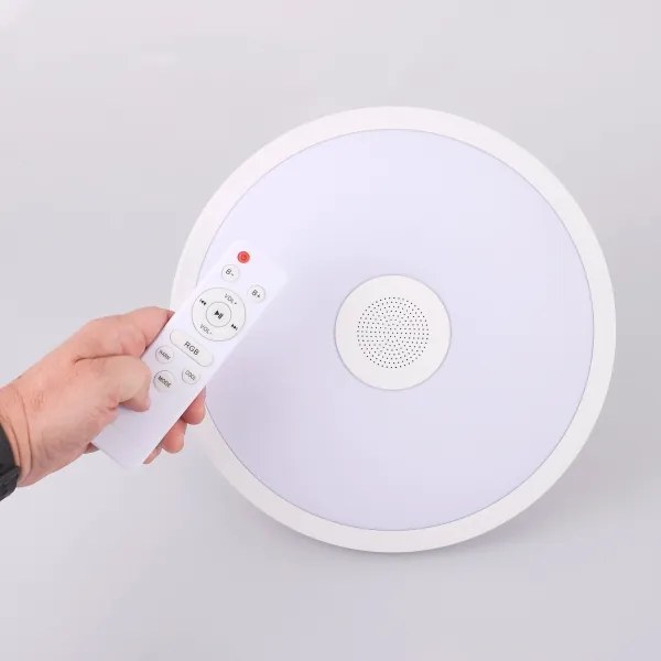 Globo - LED RGB Fürdőszobai lámpa hangszóróval RAFFY LED/18W/230V IP44 + távirányító