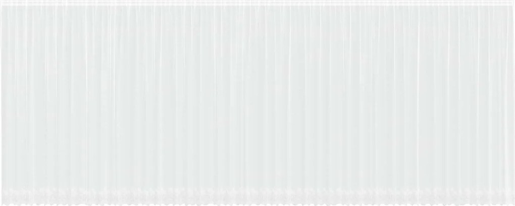 vidaXL Csipkés Függöny függönyökkel Fehér 260 x 1200 cm Poliészter