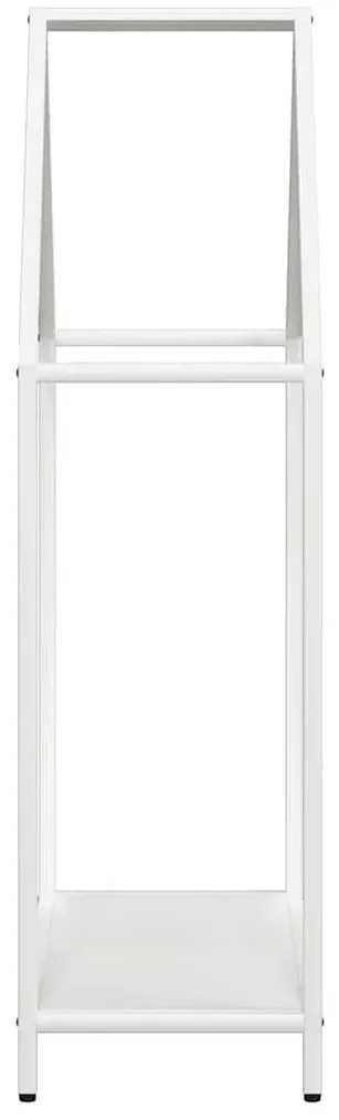 fehér hidegen hengerelt acél tűzifatároló 60x25x90 cm