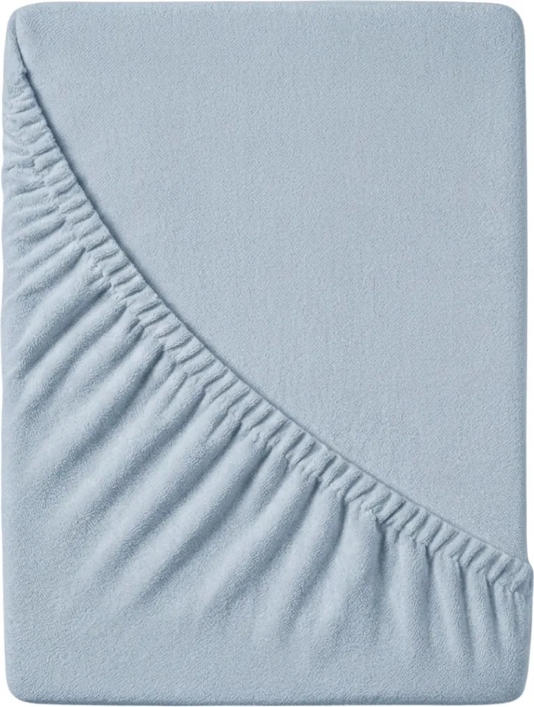 Frottír világoskék lepedő EXCLUSIVE 90x200 cm