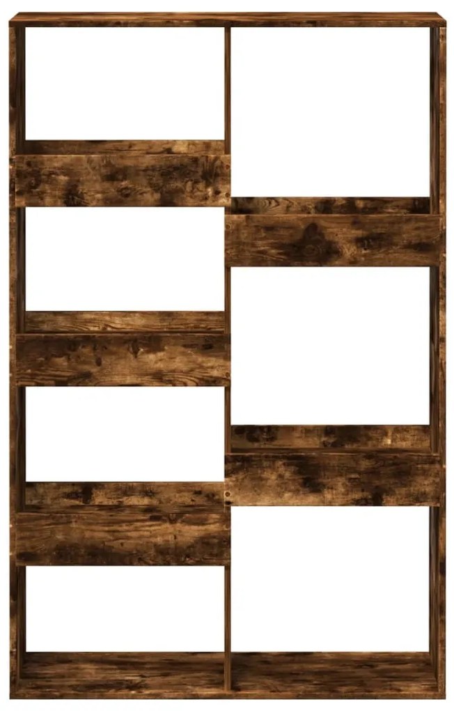 füstös tölgy színű szerelt fa térelválasztó 100 x 33 x 155,5 cm