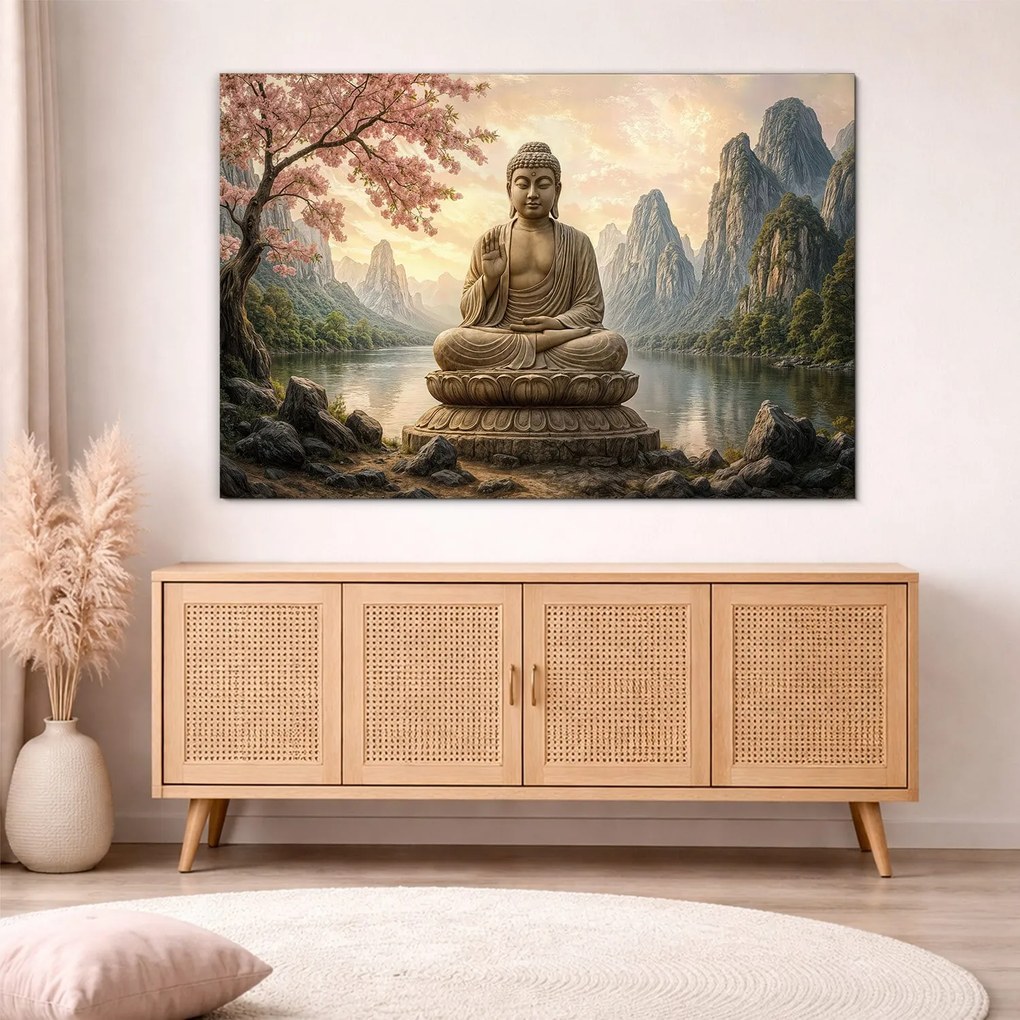 DUBLEZ | Színes falikép - Buddha | Prémium UV nyomtatás