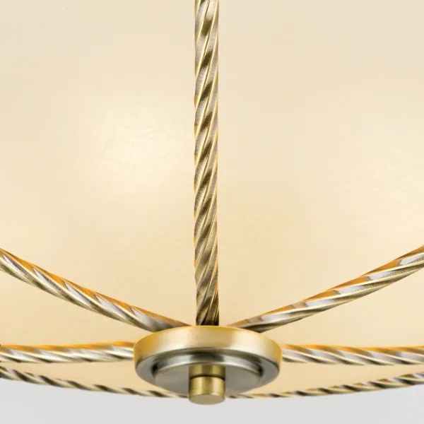 Orion DL 7-567/56 - Mennyezeti lámpa MAURO 5xE27/60W/230V átm. 56 cm bronz