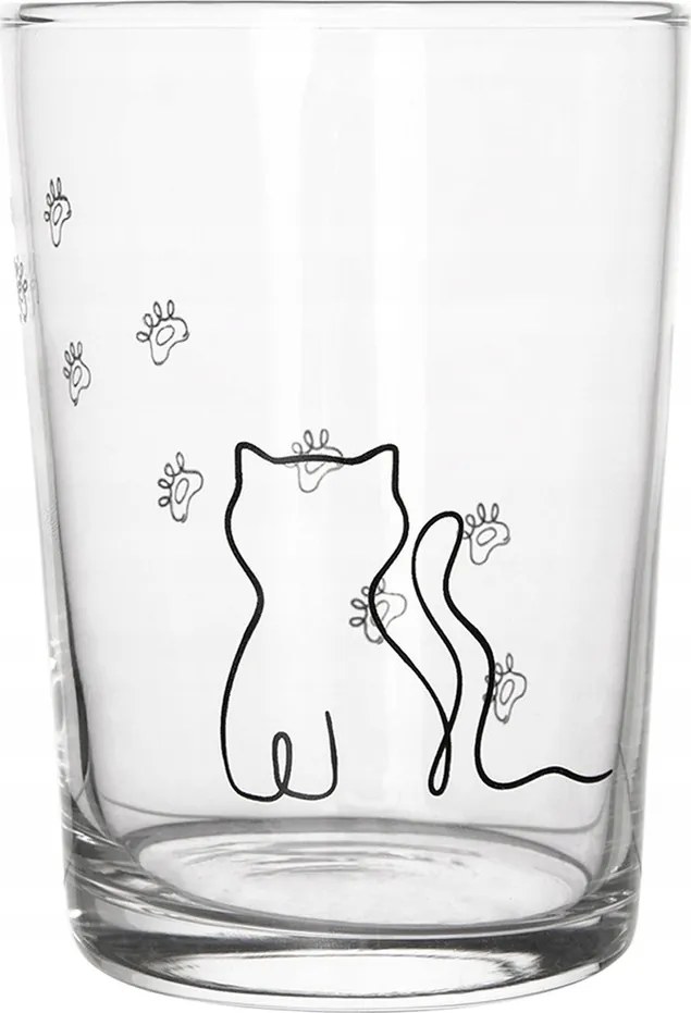 Cica pohár ivó italok meleg hideg víz gyümölcslé nagy 500 ml