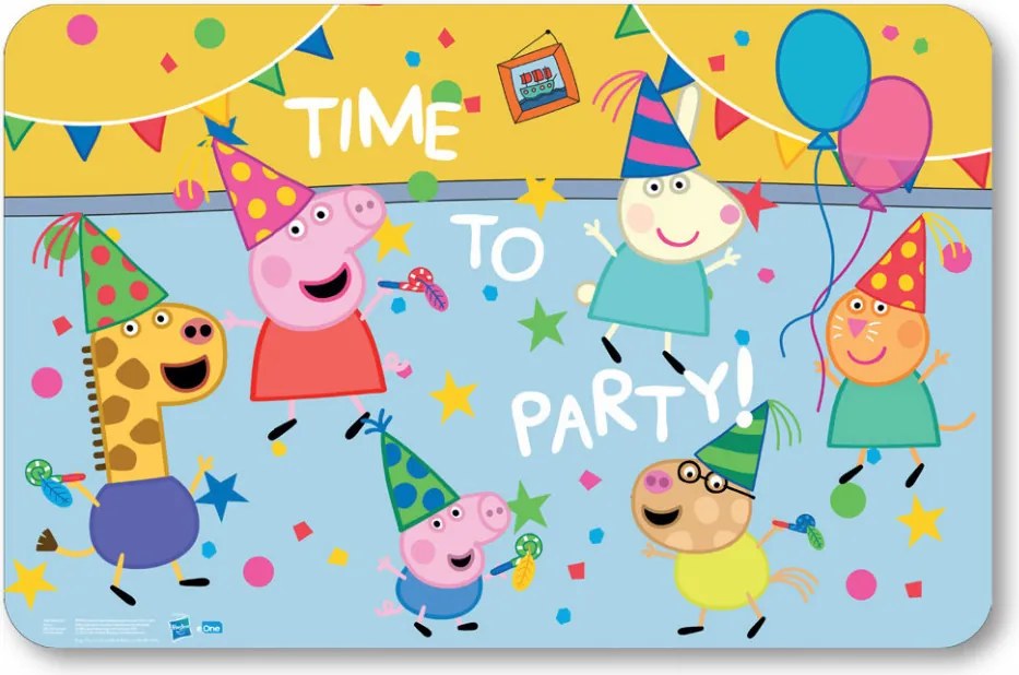 Peppa malac Party tányéralátét 43x28 cm