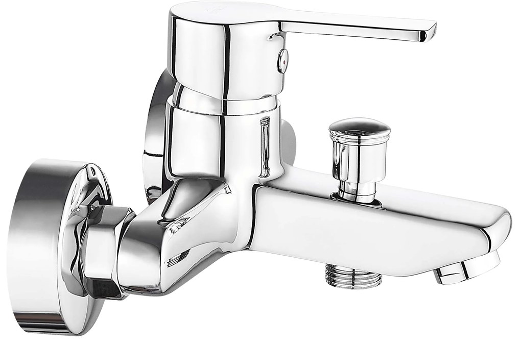 Invena Bralos, falra szerelhető kádcsaptelep, króm, INV-BW-07-001-A