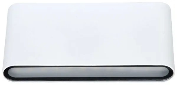 Ecolite ZFP12-BI - LED Kültéri fali lámpa BRICK 2xLED/6W/230V IP65 fehér