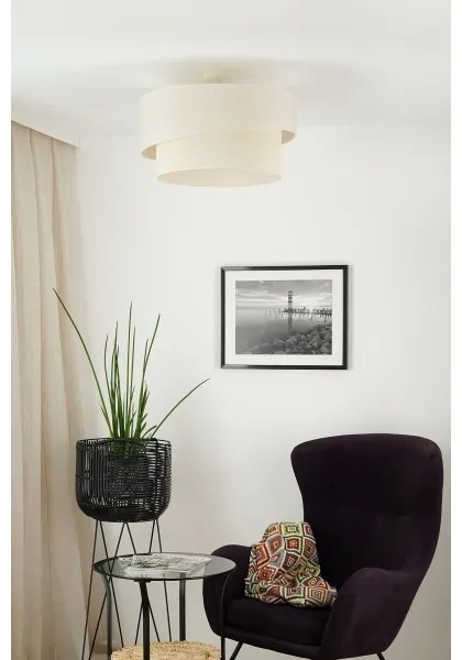 Brilagi - Felületre szerelhető csillár SHINE 1xE27/15W/230V átm. 50 cm krémes