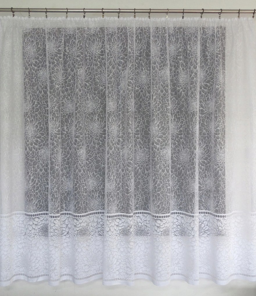 Mg Függöny 619/91 Fehér 350x160 készre szerelve M szalaggal