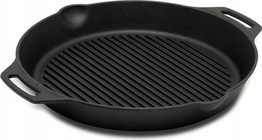 Grill öntöttvas serpenyő Petromax fogantyúkkal 30 cm
