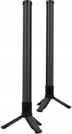 SZETT 2x LED RGBIC dimmelhető asztali lámpa LED/5W/5V fekete + távirányító