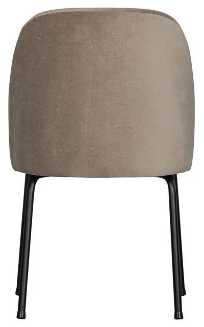 Bézs bársony étkezőszék szett 2 db-os Vogue – WOOOD