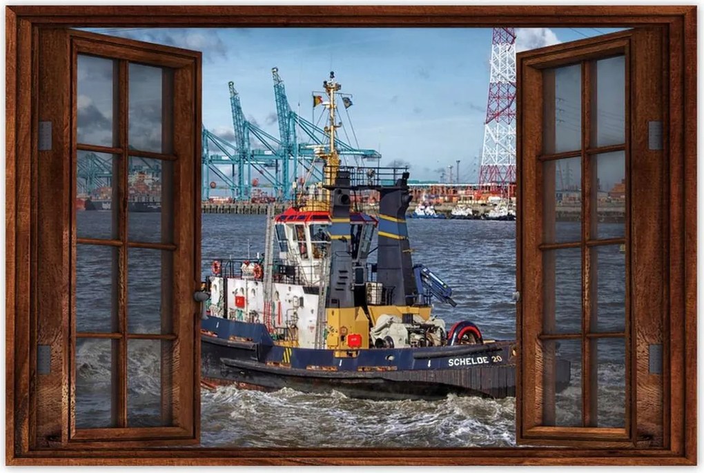 Poszterek 90x60 Tengeri vontatóhajó