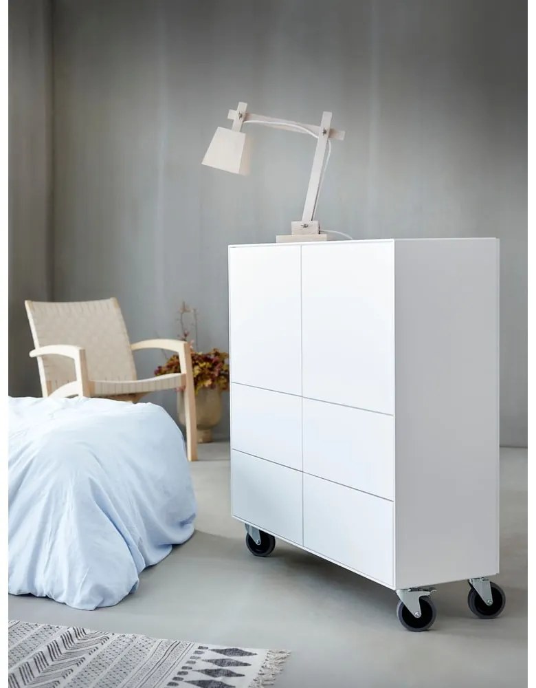 Fehér magas komód 91x103 cm Edge by Hammel - Hammel Furniture