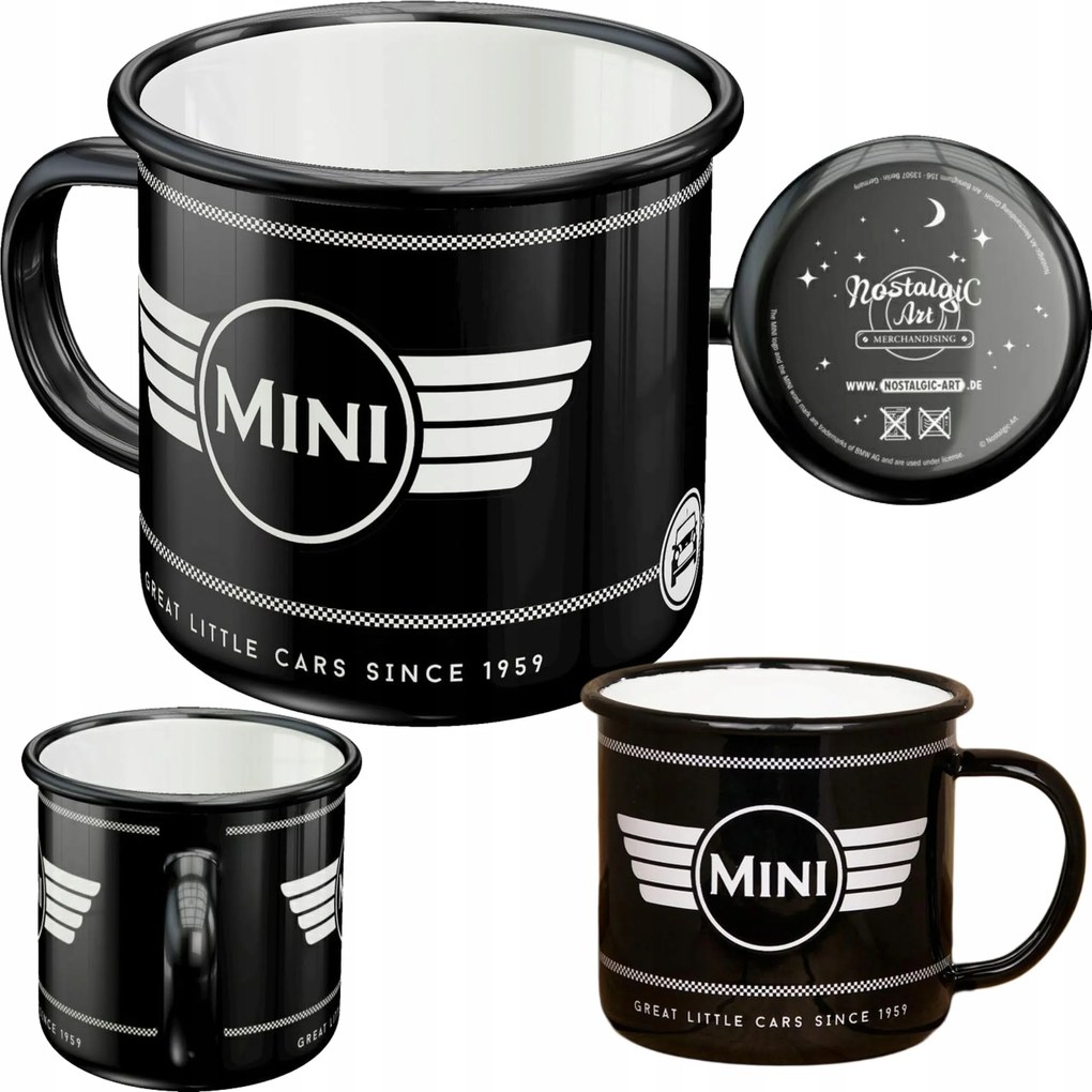 Zománcozott Mini Bögre Ajándék Autórajongóknak Nostalgic Art 360 ml