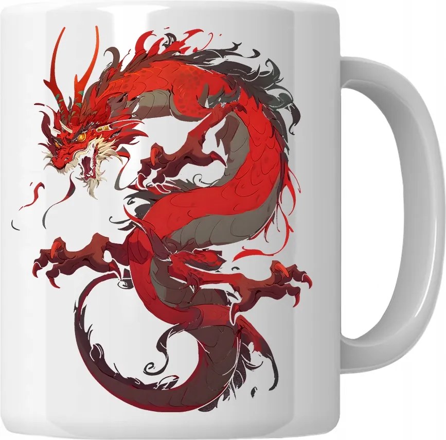 Bögre Piros Veszélyes Sárkány Ajándék Sárkány Rajongóknak Sárkány Ajándék