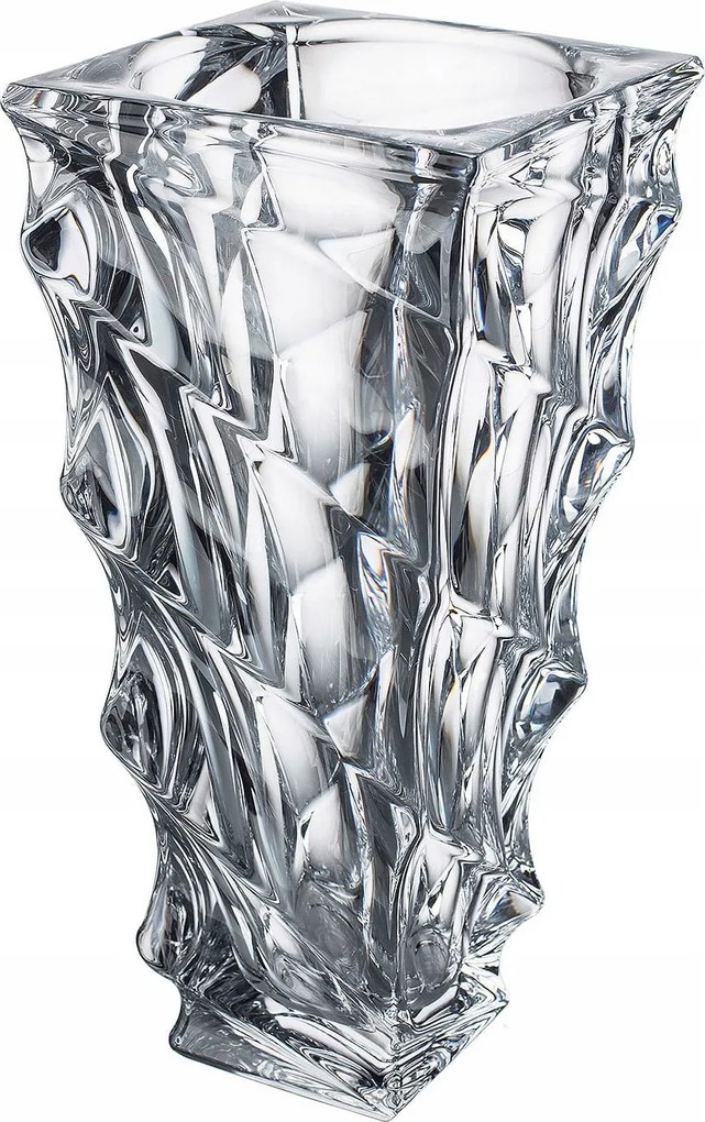 Bohemia Casablanca Üveg Virág Váza 30,5 cm Modern Flakon