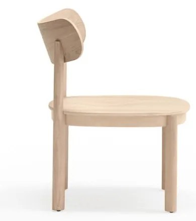 Fotel kőrisfa dekorral Nara - Teulat