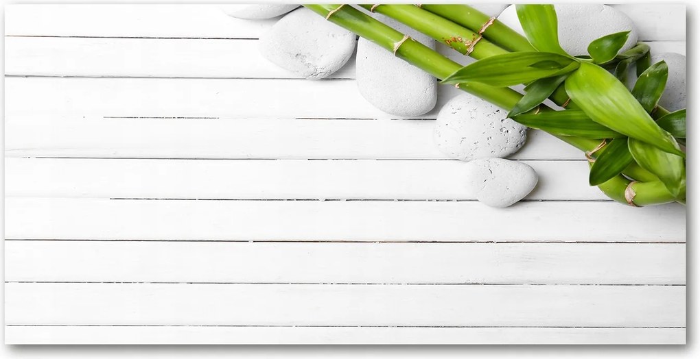 Üvegpanel konyhába Bambusz 140x70 cm Ragasztó