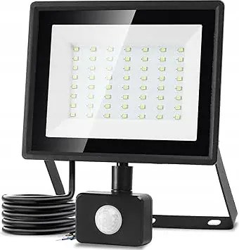 50W-os Led fényvető mozgásérzékelővel 4300lm IP65 6500K kültéri